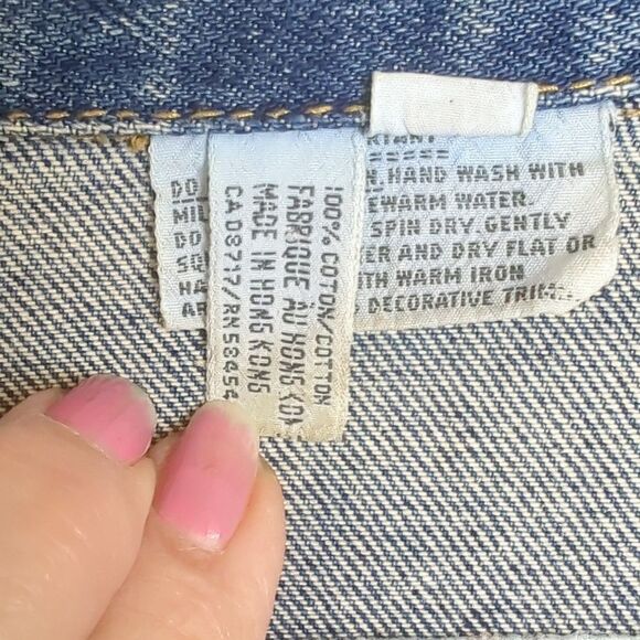 Freego Vintage Western Oversized Jacket with Studs and Rhinestones M - Picture 6 of 9